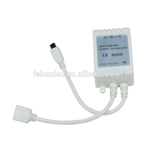 Hot selling 3528 RGB 54led/m Color Changing whole set Flexible Strip Light with 24Key IR Remote Control and 2A power adapter
